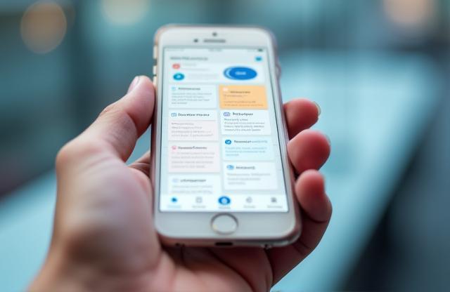 UI/UX design for the TaskMaster mobile app, showing clean interface screens