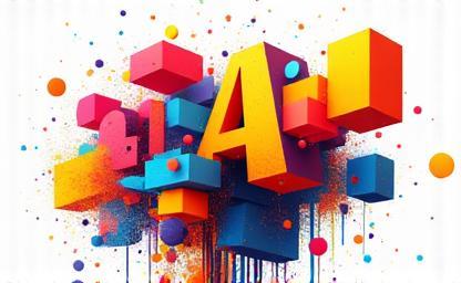 Vibrant graphic design elements illustration